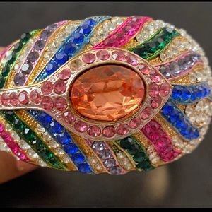 Colorful gold bracelet